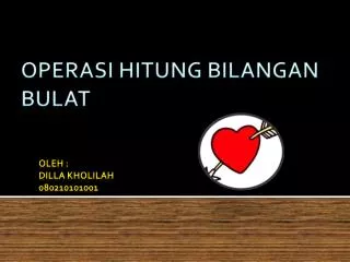 oleh dilla kholilah 080210101001