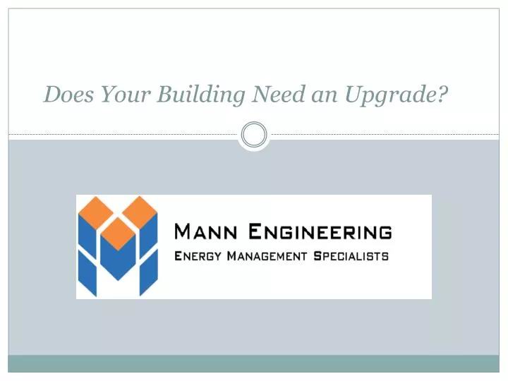 does your building need an upgrade