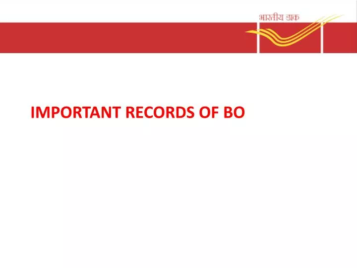 important records of bo