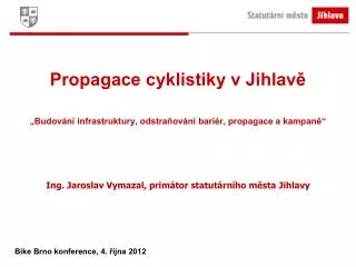 propagace cyklistiky v jihlav