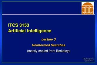 itcs 3153 artificial intelligence