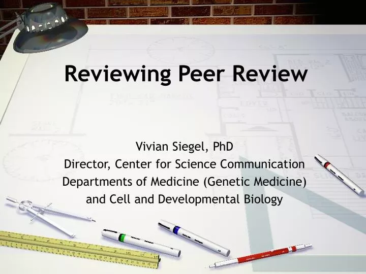 reviewing peer review