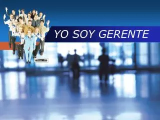 yo soy gerente