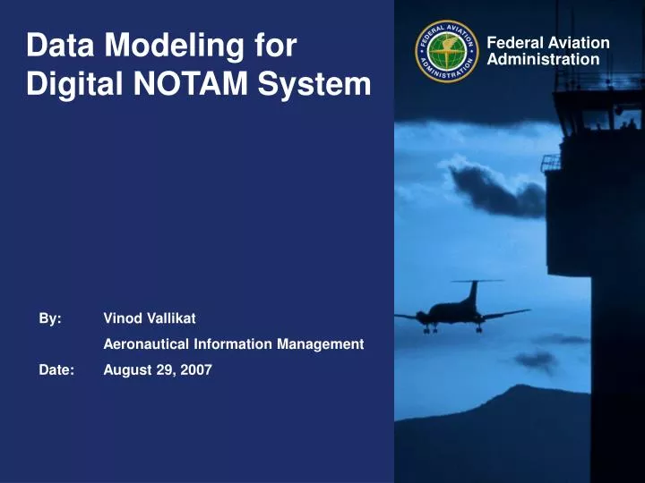 data modeling for digital notam system