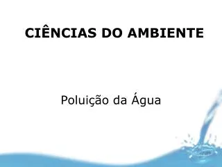 polui o da gua