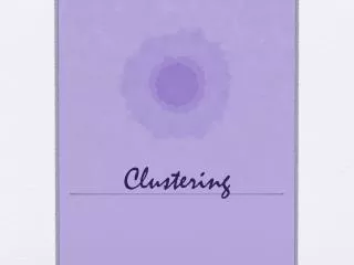 clustering