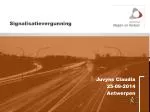 Signalisatievergunning - slide 1
