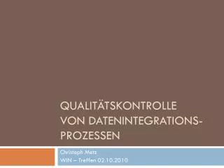 qualit tskontrolle von datenintegrations prozessen