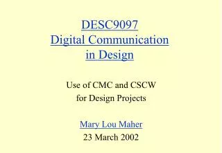 DESC9097 Digital Communication in Design