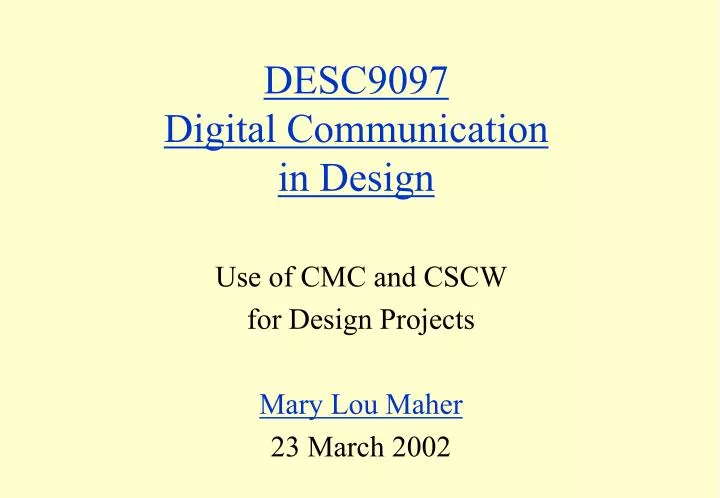 desc9097 digital communication in design
