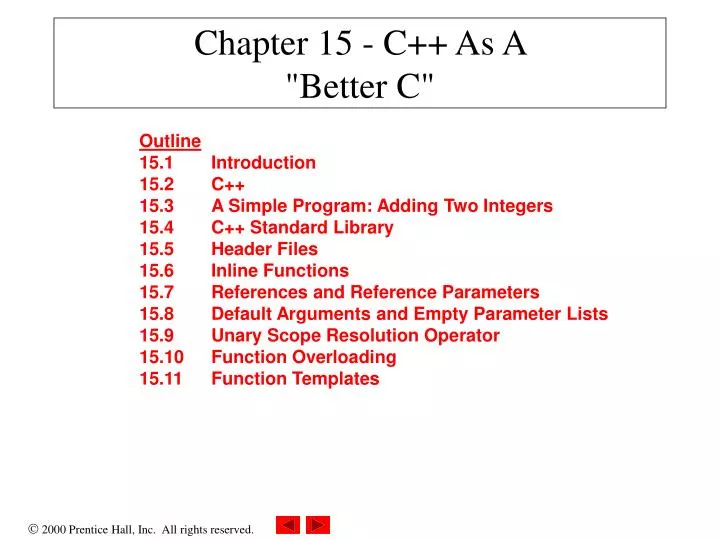 chapter 15 c as a better c