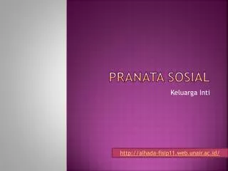 pranata sosial