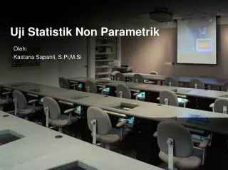 uji statistik non parametrik