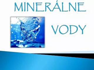 miner lne vody