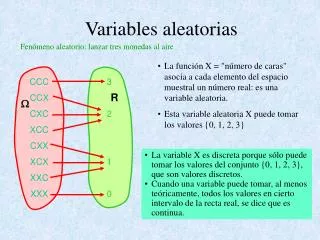 variables aleatorias