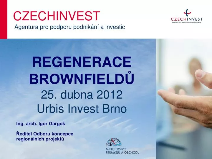 regenerace brownfield 25 dubna 2012 urbis invest brno