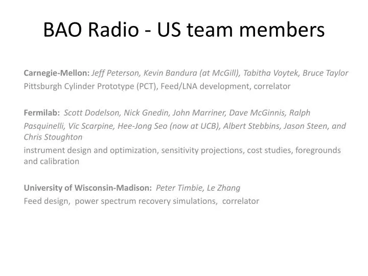 bao radio us team members