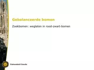 gebalanceerde bomen