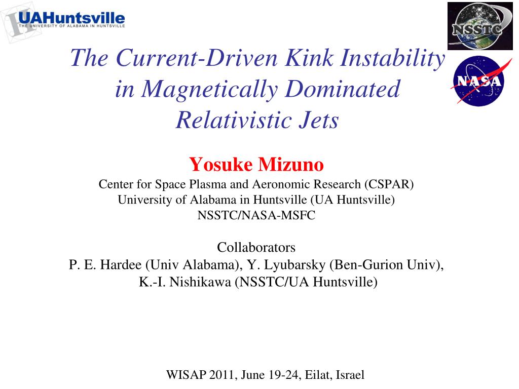 PPT - The Current-Driven Kink Instability in Magnetically Dominated ...