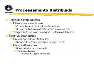 processamento distribu do