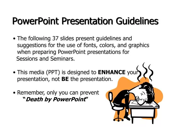 powerpoint presentation guidelines for students pdf