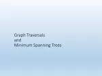 Graph Traversals and Minimum Spanning Trees - slide 1