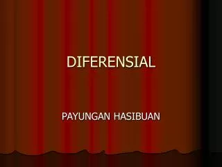 diferensial