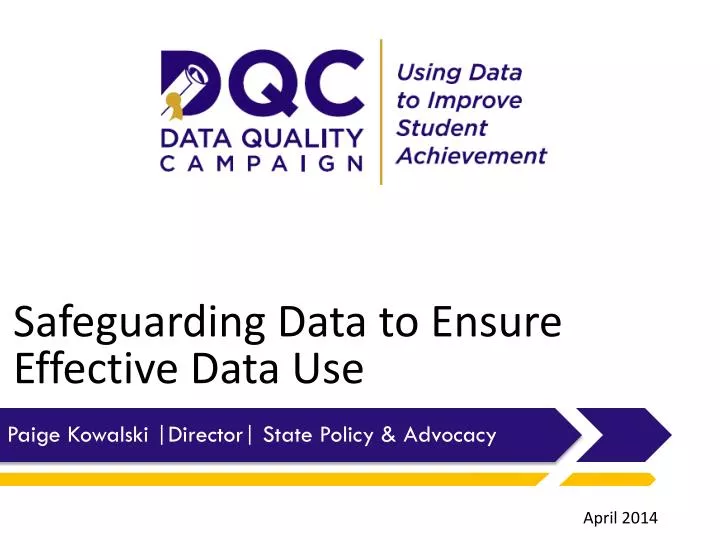 safeguarding data to ensure effective data use