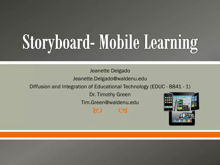 storyboard mobile learning