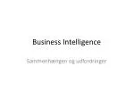 Business Intelligence - slide 1