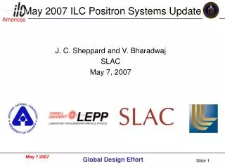 May 2007 ILC Positron Systems Update