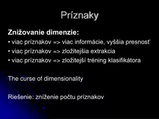 pr znaky