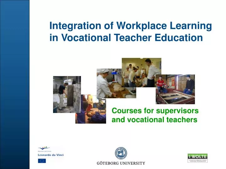 integration of workplace learning in vocational teacher education