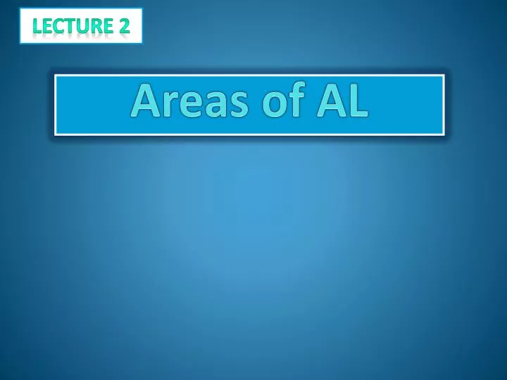 areas of al