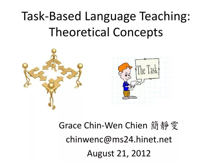 task based language teaching theoretical concepts