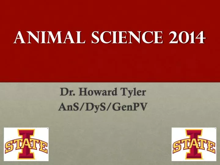animal science 2014