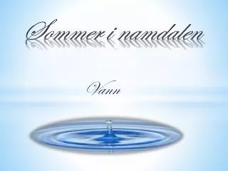 sommer i namdalen