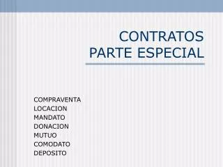 contratos parte especial