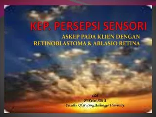 kep persepsi sensori