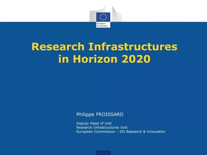 research infrastructures in horizon 2020