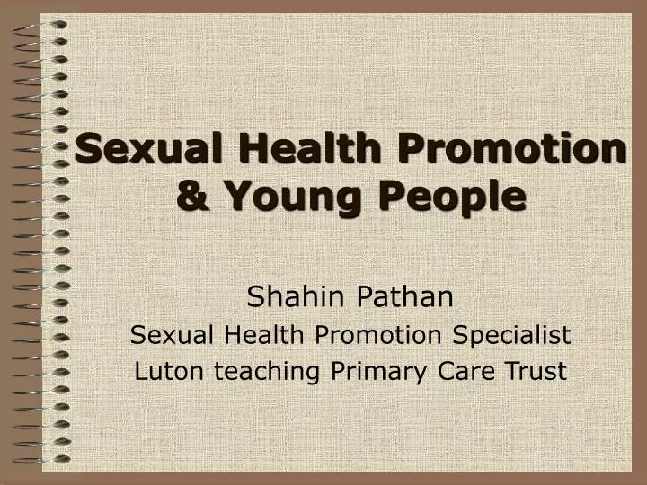 sexual health promotion young people