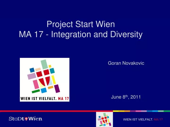 project start wien ma 17 integration and diversity