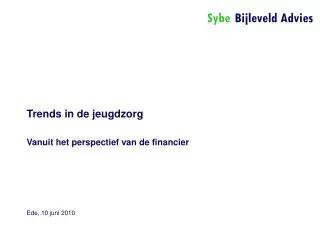 trends in de jeugdzorg