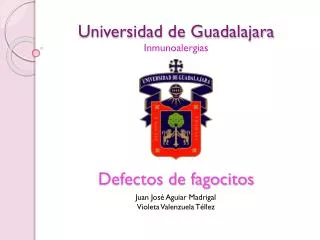 defectos de fagocitos