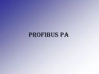 profibus pa
