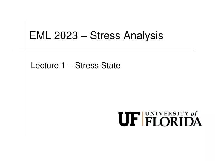 eml 2023 stress analysis