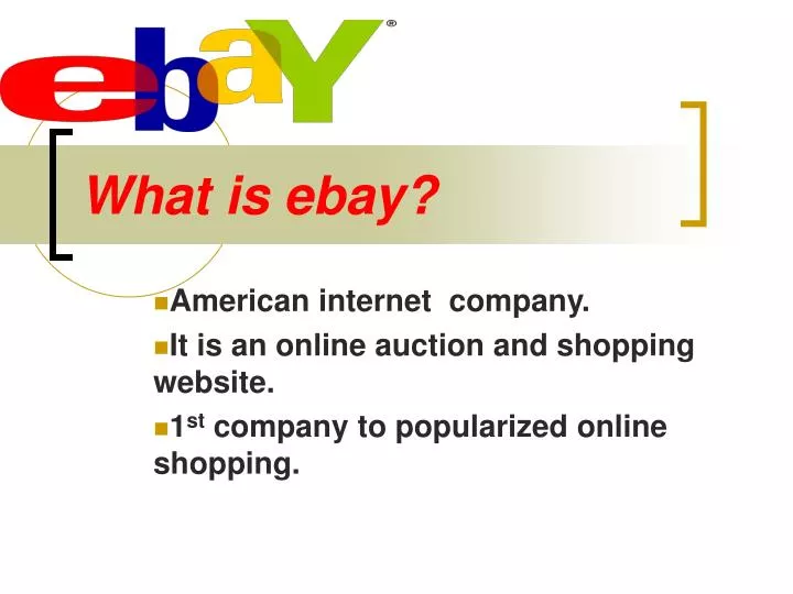 what is ebay