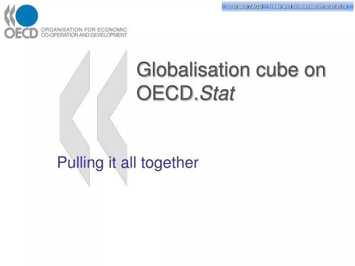 globalisation cube on oecd stat