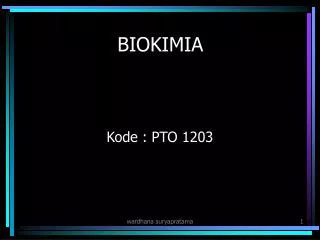 biokimia