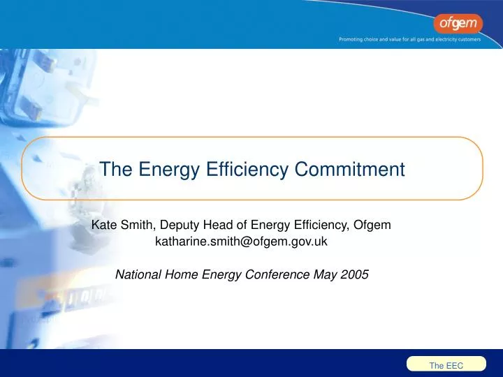 the energy efficiency commitment